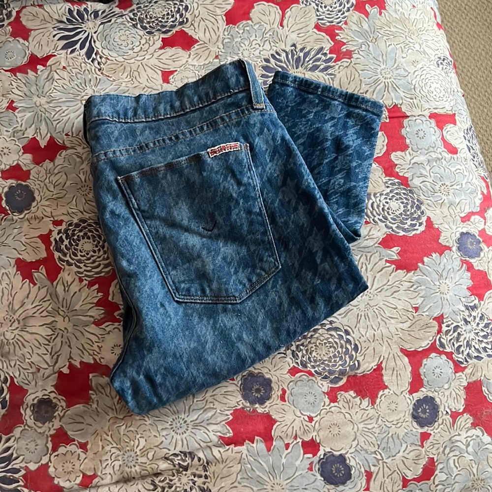 Hudson houndstooth jeans